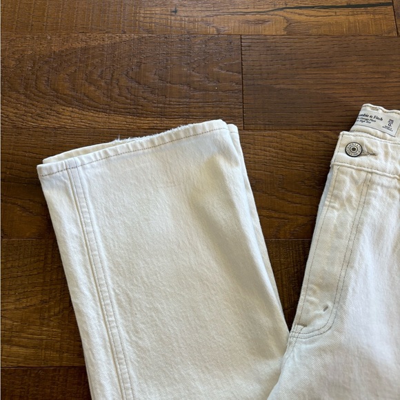 white curve love 70s vintage flare pants - Picture 6 of 8